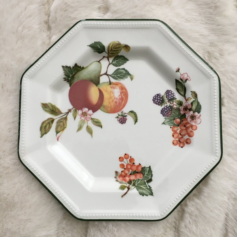 Johnson Bros Fresh Fruit Octagon Bread Butter Plate England 1990 #2